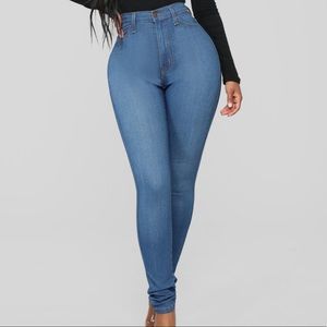 Fashion Nova Classic High Waisted Skinny Jeans